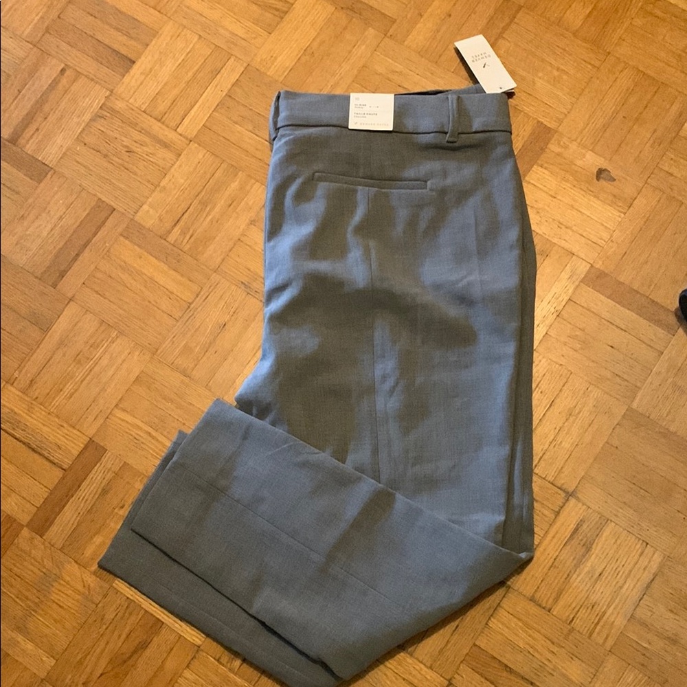 Denver Hayes Gray Dress Pants with Cuffed Hems